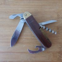 Джобно ножче 5 инструмента Solingen Солинген с калъф, снимка 2 - Ножове - 40623726