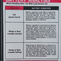 Товарна вилка. аналогов  тестер за  акумулаторни батерии 12, 6V.Battery Tester, снимка 5 - Други инструменти - 39416896