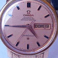 Златен швейцарски часовник OMEGA Constellation 18к, снимка 1 - Мъжки - 43151926