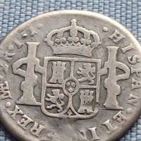 Сребърна монета 2 реала 1789г. Карлос четвърти Лима Перу 29782, снимка 9 - Нумизматика и бонистика - 42969000