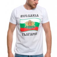 Нова национална мъжка тениска с трансферен печат България - знаме и герб, снимка 11 - Тениски - 28079899