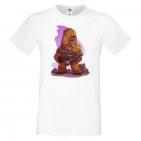 Мъжка тениска Star Wars Chewbacca Star Wars Игра,Изненада,Подарък,Геймър, , снимка 5 - Тениски - 36808670