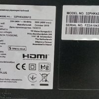 LCD Телевизор Philips 32PHK4200/12. Работещ СЪС СЧУПЕН ДИСПЛЕЙ. За части или за ремонт. Внос от Герм, снимка 6 - Телевизори - 38979435