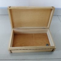 Дървена кутия 23.5 х 13.5 h 6 см. , снимка 2 - Други стоки за дома - 37551325