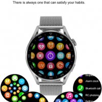 Спортен смарт часовник DT3 PRO Huawei GT Samsung Smart Watch разговори, снимка 3 - Смарт часовници - 36895103