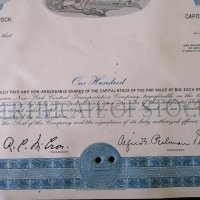 Сертификат за акции | Pennsylvania New Work Central Company, снимка 3 - Други ценни предмети - 34641094