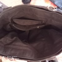 Голяма черна чанта в нюанси, снимка 4 - Чанти - 32551387