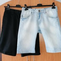  Къси дънкови мъжки панталони 2 броя, снимка 1 - Къси панталони - 28536568