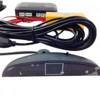 Парктроник Паркинг Сензор с 4 датчика с LED Дисплей Звуков Сигнал МПС, снимка 1 - Аксесоари и консумативи - 32944250