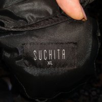 Палто с подплата и с кожен ефект "Suchita"® / oversize, снимка 10 - Палта, манта - 26955278