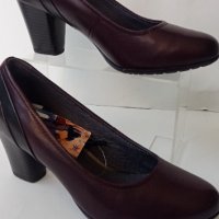 Нови естествени немски Jana  в бордо и цв. 38 н-р, снимка 6 - Дамски обувки на ток - 37956984