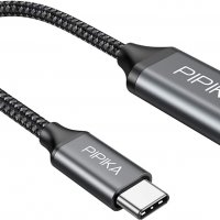 PIPIKA USB C към USB 3.0 адаптер, USB C мъжко към USB A женско, 5Gbps, найлонова оплетка, снимка 1 - USB кабели - 40119312