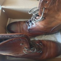 Мъжки зимни обувки Giorgio от естествена кожа Italian HandMade, снимка 1 - Мъжки боти - 44001804