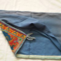 19ти век Ръчно плетена Възглавница многоцветни вълнени конци, снимка 5 - Антикварни и старинни предмети - 39496037