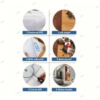 3D PVC водоустойчиви и маслоустойчиви стикери за стени, врати за кухня, всекидневна, спалня и др , снимка 12 - Декорация за дома - 43695142