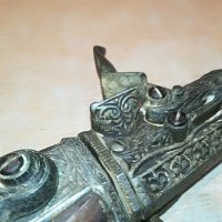 АНТИКА-пушка антика-метал/дърво 102см 3005211145, снимка 17 - Антикварни и старинни предмети - 33044209