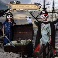 Нов Комплект арт пиратски костюми за Деца 3 - 10 год. Подарък, снимка 4 - Други - 43213010