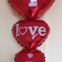 -25% червен балон - фолио ”I Love You”, снимка 15 - Други - 27756464