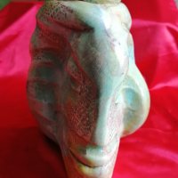 Уникална Авторска Керамика Глава ,Лице, снимка 2 - Антикварни и старинни предмети - 34593216
