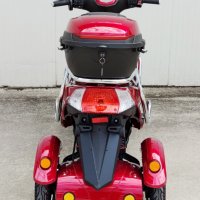 Електрическа триколка двуместна EcoWay М9 с ролбар бордо цвят, снимка 7 - Мотоциклети и мототехника - 44077922