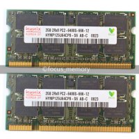 2GB Плочка SO-DIMM S0-DIMM 800MHz PC2-6400s Ram Памет за лаптоп Една 2GB S0-DIMM, снимка 1 - RAM памет - 39851139