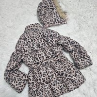 Детско зимно яке в леопардов цвят , снимка 7 - Детски якета и елеци - 43384603