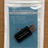 Data blocker USB-A против изтичане на данни при зареждане през USB порт, снимка 5 - USB кабели - 38773696