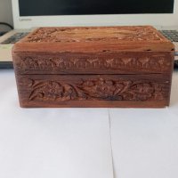 Антикварна дървена кутийка , снимка 2 - Антикварни и старинни предмети - 38028409