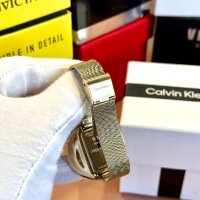 Дамски часовник Calvin Klein Gold, снимка 4 - Дамски - 42992062