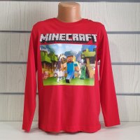 Нова детска блуза с дълъг ръкав и дигитален печат MINECRAFT (Майнкрафт), снимка 5 - Детски Блузи и туники - 40571437