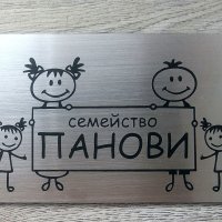 Нов модел , фамилна табела за входна врата, снимка 1 - Декорация за дома - 33179697