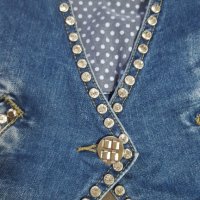 Дънков дамски елек марка Miss Curry jeans , снимка 2 - Елеци - 32774830