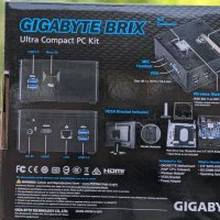мини компютър GIGABYTE GB-BACE-3160 - 8Gb ram - 240Gb SSD, снимка 8 - За дома - 43347760