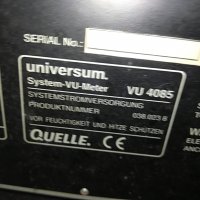 UNIVERSUM VU4085 VU-METER , снимка 7 - Ресийвъри, усилватели, смесителни пултове - 28631339