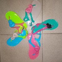 Детски силиконови сандали. Цветя, снимка 3 - Детски сандали и чехли - 40508790
