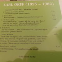 CARL ORF-CARMINA BURANA, снимка 5 - CD дискове - 43106373