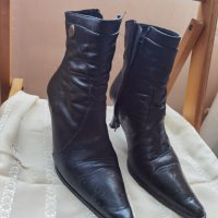 Дамски елегантни обувки на висок ток от естествена кожа 36 номер, снимка 8 - Дамски боти - 37894866