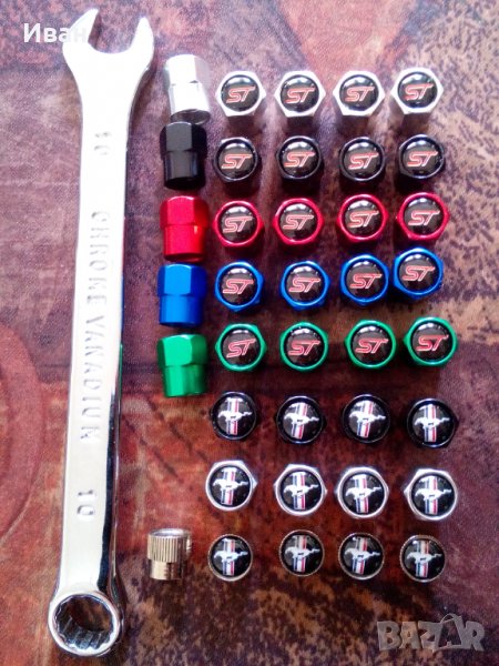 Качественни метални капачки за вентили на гуми с емблеми за кола автомобил камион мотор мотопед вел , снимка 1