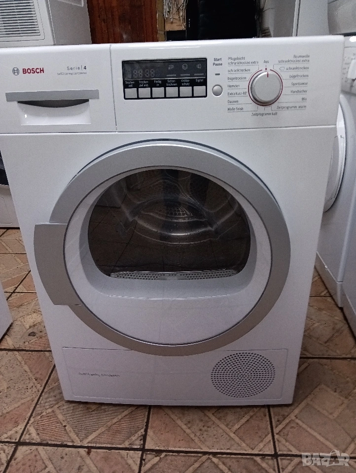 Сушилня с термопомпа Бош Bosch Serie 4 A++ 8кг 2 години гаранция!, снимка 1