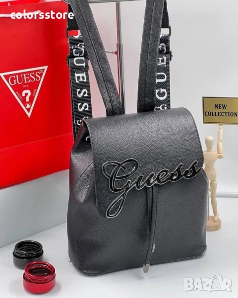 Черна раница Guess/SG98y, снимка 1