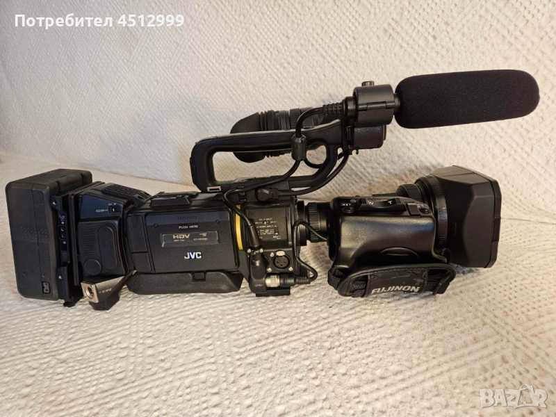 Видеокамера JVC GY-HD200 - HDV 720p MiniDV, снимка 1