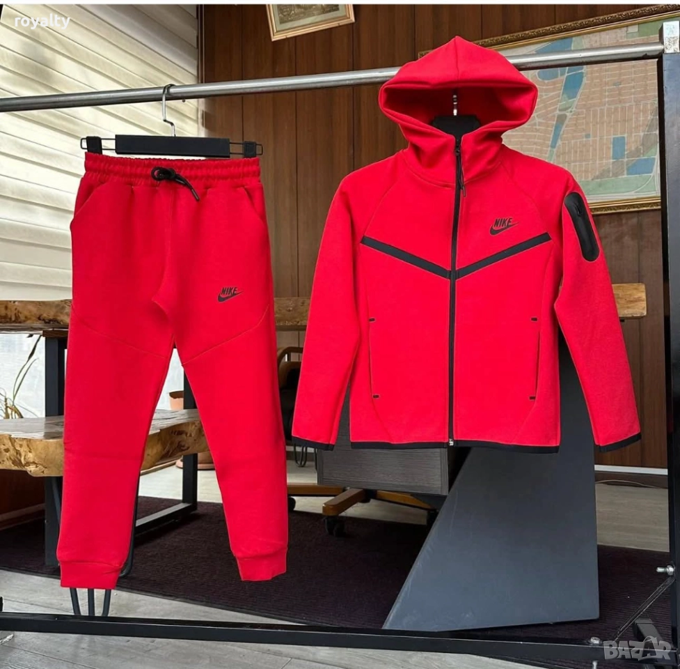 Nike Tech Черен Мъжки Екип , снимка 1