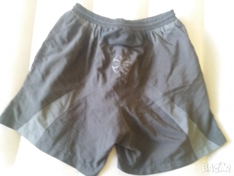 Мъжки къси спортни гащета Jumper черни с емблема, снимка 1