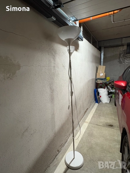 Ретро настолна лампа с усукана основа, снимка 1