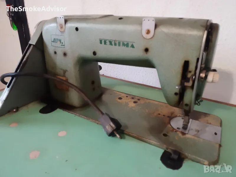 Шевна машина ALTIN TEXIMA (DDR) + SINGER мотор, снимка 1