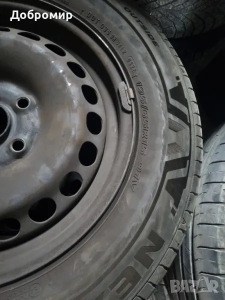 Летни гуми 195 65 15 с джанти VAG(5x112), снимка 1