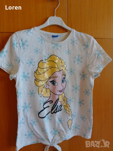 💙⭐Disney⭐💙Детска тениска на Елза , снимка 1