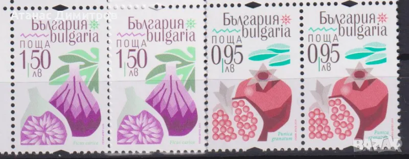 Чисти марки Флора Екзотични плодове 2025 от България , снимка 1