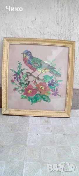 Голям ръчно бродиран гоблен, снимка 1