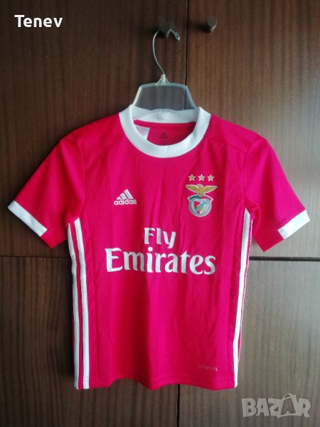 Benfica Adidas Нова оригинална детска тениска фланелка Бенфика 7-8г , снимка 1